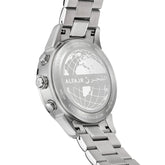 Alfajr Islamic Prayer Mens Watch Ana-Digital Green Dial With Stainless Steel Band, WA-30SS